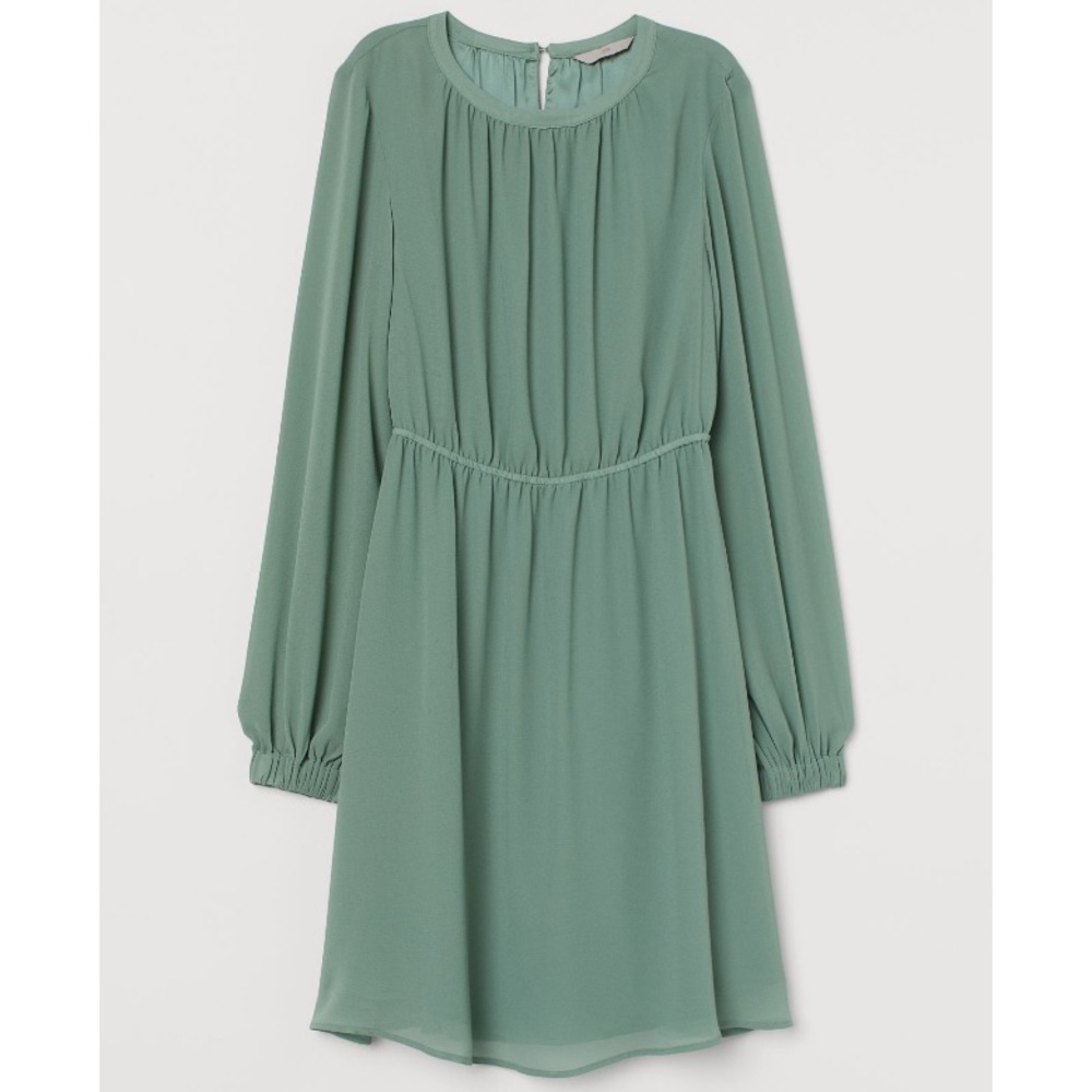 THE DELPHINE DRESS: seafoam green dress